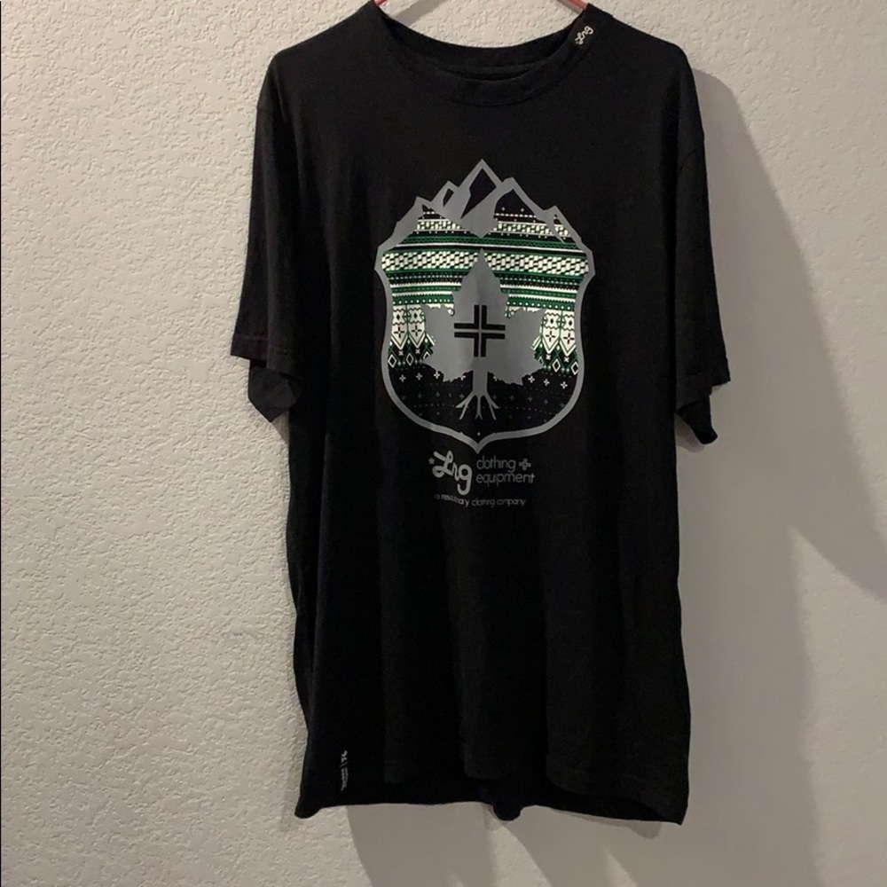 Lrg mens black tee